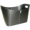 Baseline - Black Fire Basket - 55x45x30cm Faux Leather 